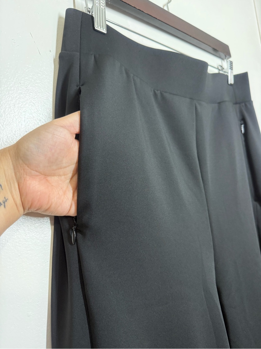 Adidas Women's Wide Leg with Pockets Pants - Picture 7 of 11